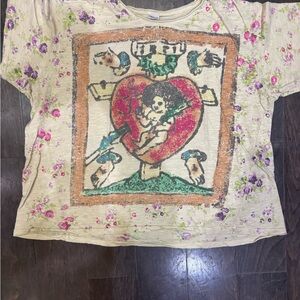 Magnolia Pearl Cream Floral Graphic Tee